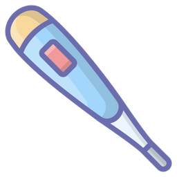 Digitales Thermometer  Symbol