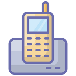 Schnurloses Telefon  Symbol