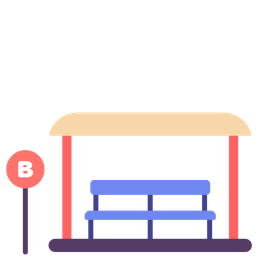 Ponto de ônibus  Ícone