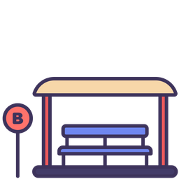 Arrêt de bus  Icône