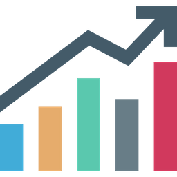 Gráfico de barras  Ícone