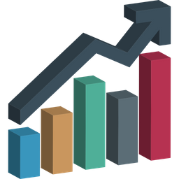 Gráfico de barras  Ícone