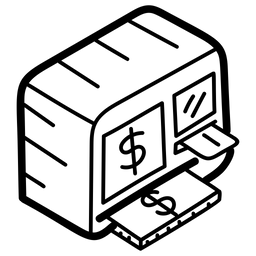 Geldmaschine  Symbol