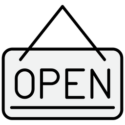 Black Friday Commerce Open Icon
