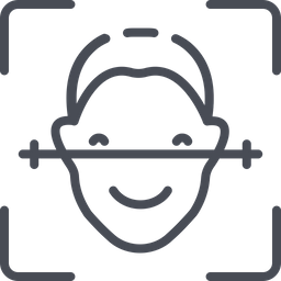 Reconhecimento facial  Ícone