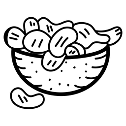 Bohnen Schüssel  Symbol