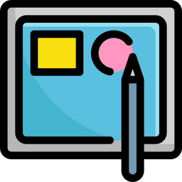 Design in Tablet  Icon