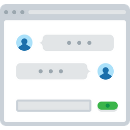 Chatting Layout  Icon