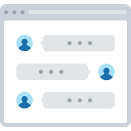 Chatting Layout  Icon