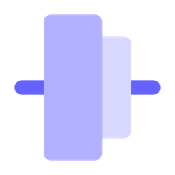 Zentriert ausrichten  Symbol