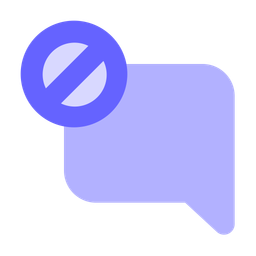 Block Chat Block Message Chat Icon