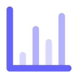 Gráfico de barras  Ícone