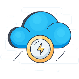 Cloud Energy  Icon