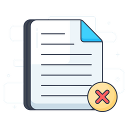 Cancel File  Icon