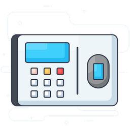 Biometrisches Gerät  Symbol