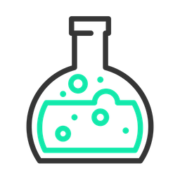 Flask Flat Bottom  Icon