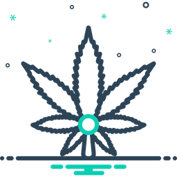 Cannabis Hanf Medizin Symbol