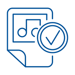 Approved Audio file  Icon