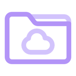 Cloud Folder  Icon