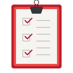 Clipboard checklist  Icon