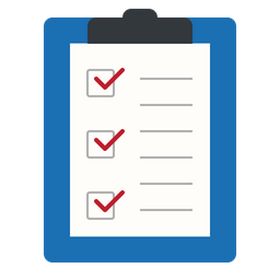 Clipboard checklist  Icon