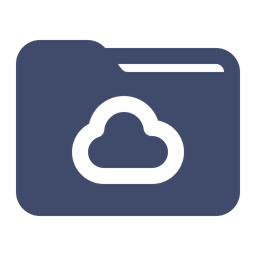 Cloud Folder  Icon