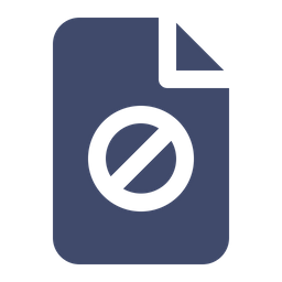 Banned File  Icon