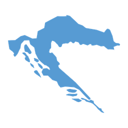 Croatia Map  Icon