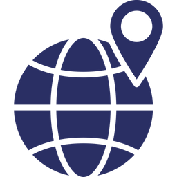 Globe Globe Pin Navigation Pin With Globe Icon