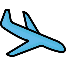 Flugzeuglandung  Symbol