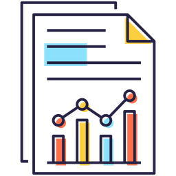 Gráfico de barras  Ícone