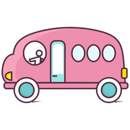 Cartoon-Bus  Symbol