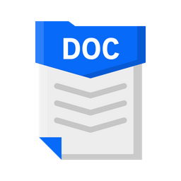 Archivo doc  Icono