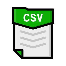 Csv file  Icon