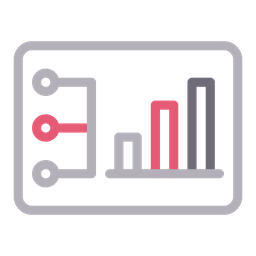 Gráfico de barras  Ícone