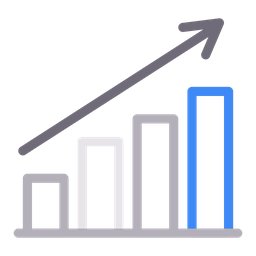 Gráfico de barras  Ícone