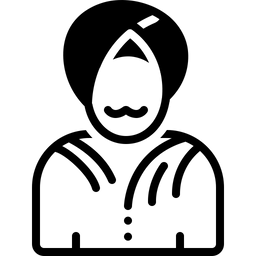 Indischer Mann  Symbol