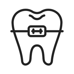 Aparelho ortodôntico  Ícone