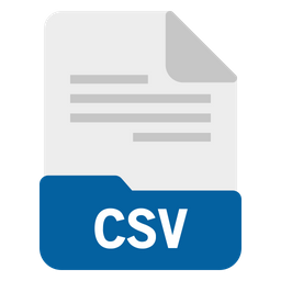 Csv file  Icon