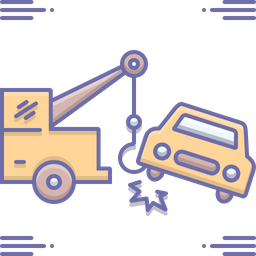 Car Towing  Icon