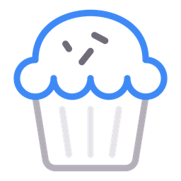 Muffin Pastel Dulce Icono