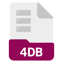 Arquivo de 4db  Ícone