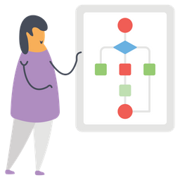 Algorithm Flat  Icon