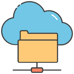 Cloud Folder  Icon