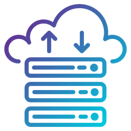Servidor em nuvem  Ícone