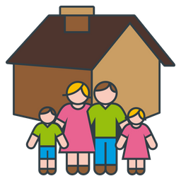 Familienhaus  Symbol