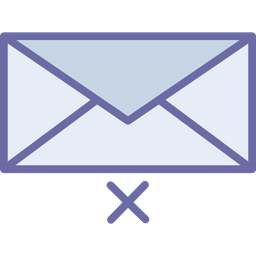 Cross With Envelop  Icon