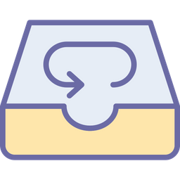 Arrow With Storage  Icon