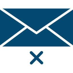 Cross With Envelop  Icon