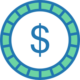 Dollar Coin  Icon